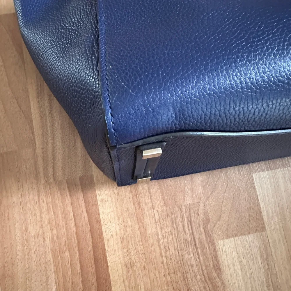 Michael Kors Collection Bancroft Medium Navy Blue - Picture 2 of 8